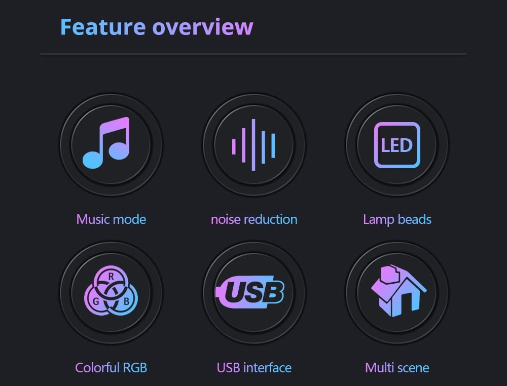 RGB Atmosphere Circle | Homemotto - homemotto