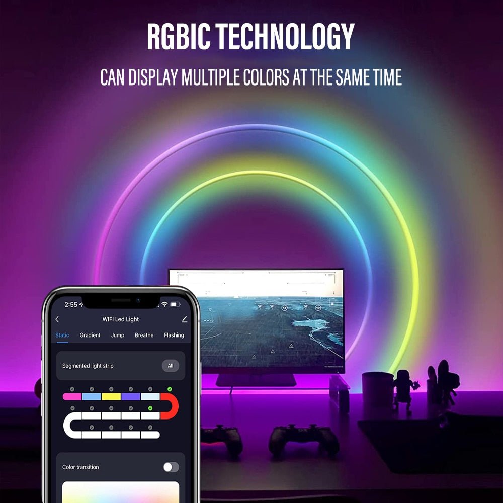 RGBIC Neon Light with WIFI | Homemotto - homemotto