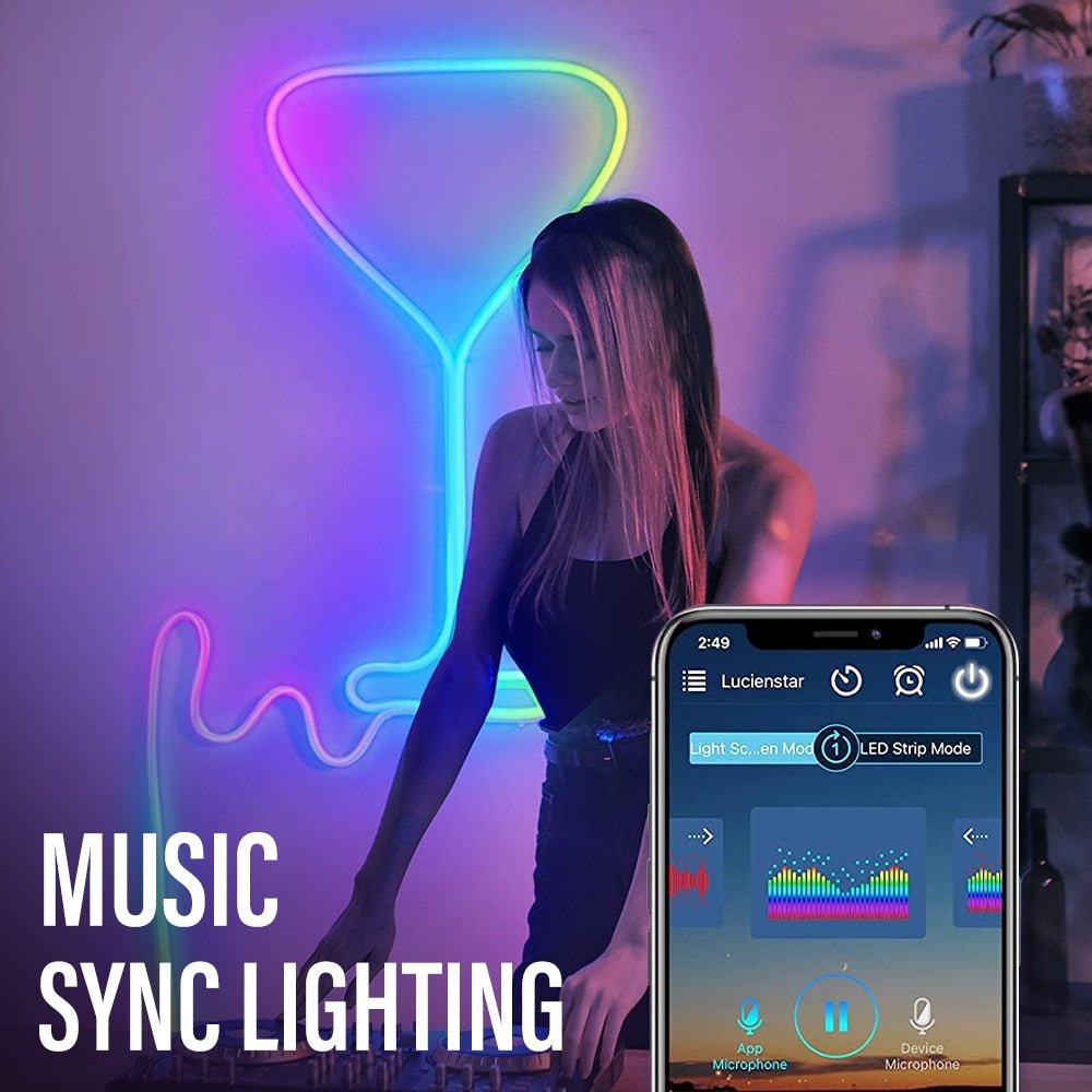 RGBIC Neon Light with WIFI | Homemotto - homemotto