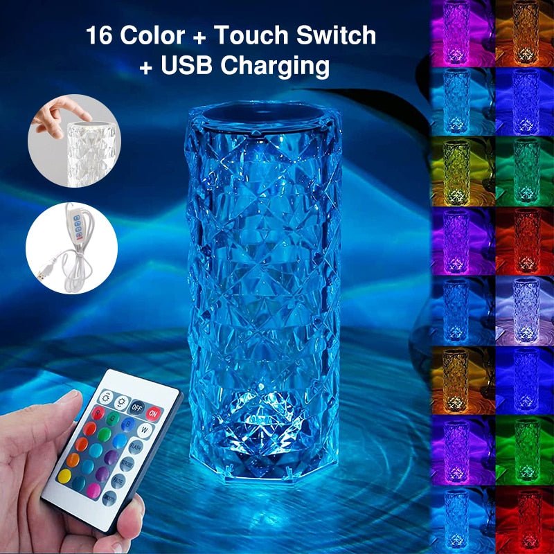 Colors Crystal Night Light | Homemotto - homemotto