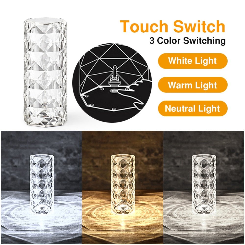 Colors Crystal Night Light | Homemotto - homemotto