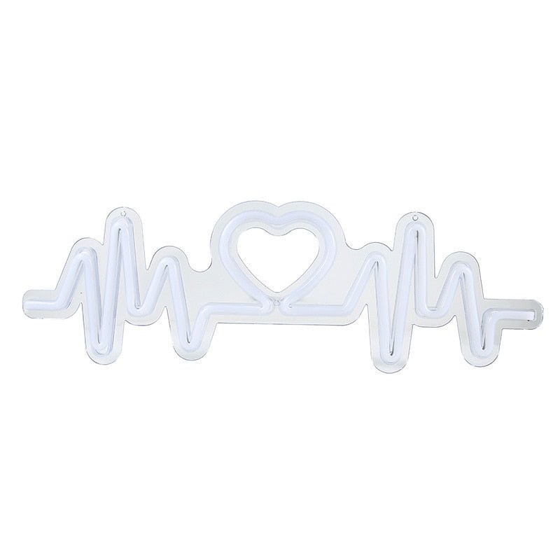 Heartbeat Neon Sign | Homemotto - homemotto