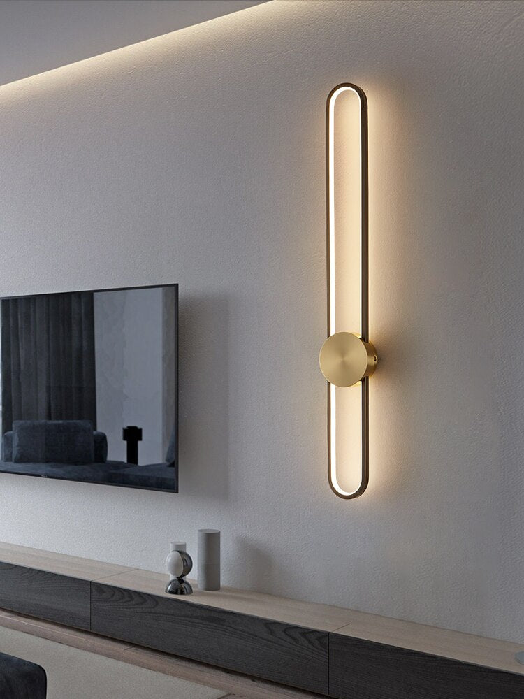 Long Wall Light For Bedroom Living Room Surface mounted background Room Decor Wall indoor Lighting Fixture support dropshipping - homemotto
