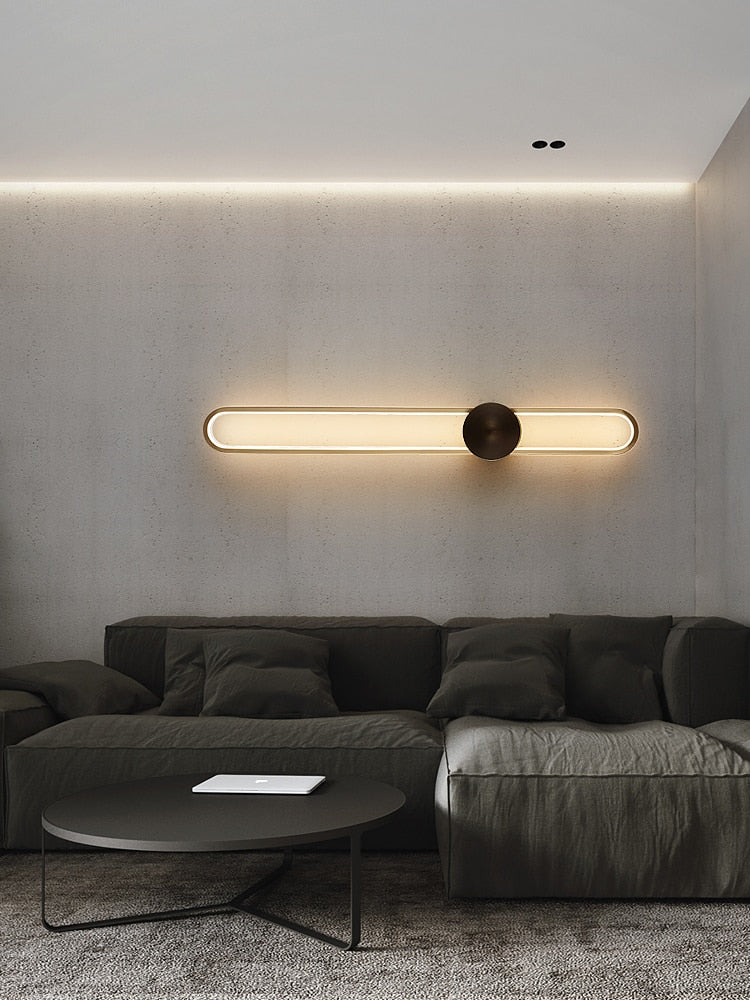 Long Wall Light For Bedroom Living Room Surface mounted background Room Decor Wall indoor Lighting Fixture support dropshipping - homemotto