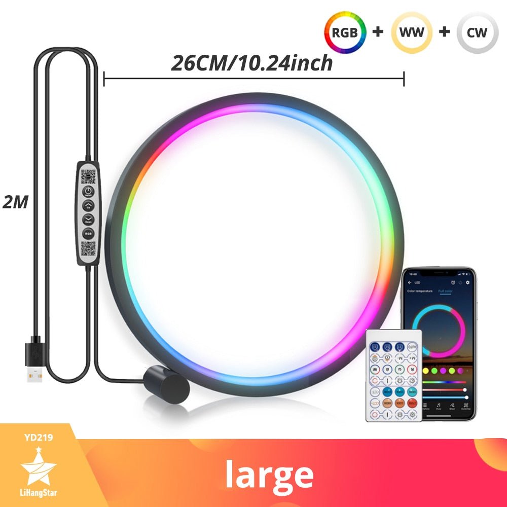 RGB Atmosphere Circle | Homemotto - homemotto