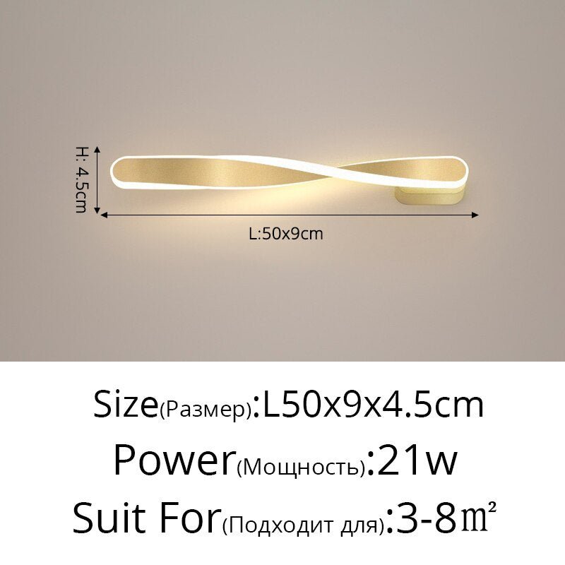 Spiral Wall Lamp | Homemotto - homemotto